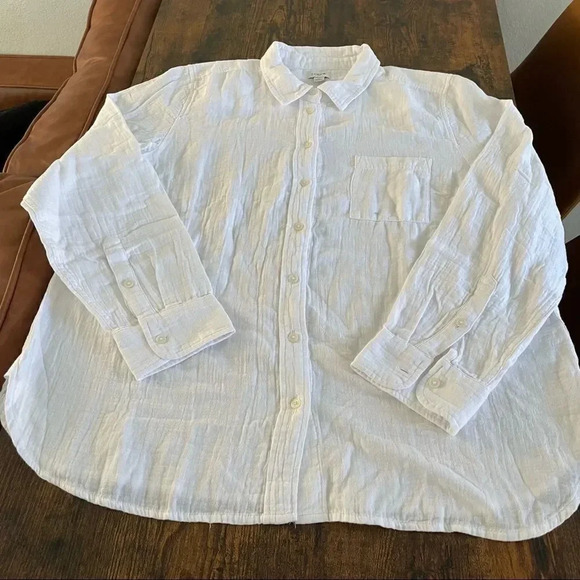 Jcrew 100% cotton button down - Picture 3 of 14